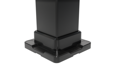 Poteau 3'' en aluminium