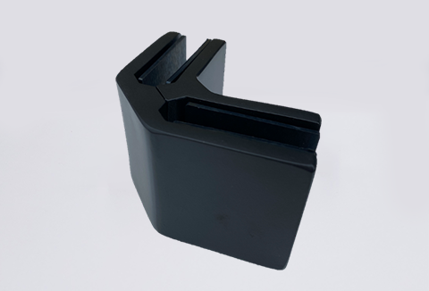 Quincaillerie large, verre trempé 12mm