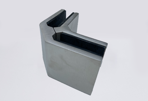 Quincaillerie large, verre trempé 12mm